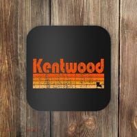 Kentwood Louisiana Retro 80s Style Coaster thumb 0