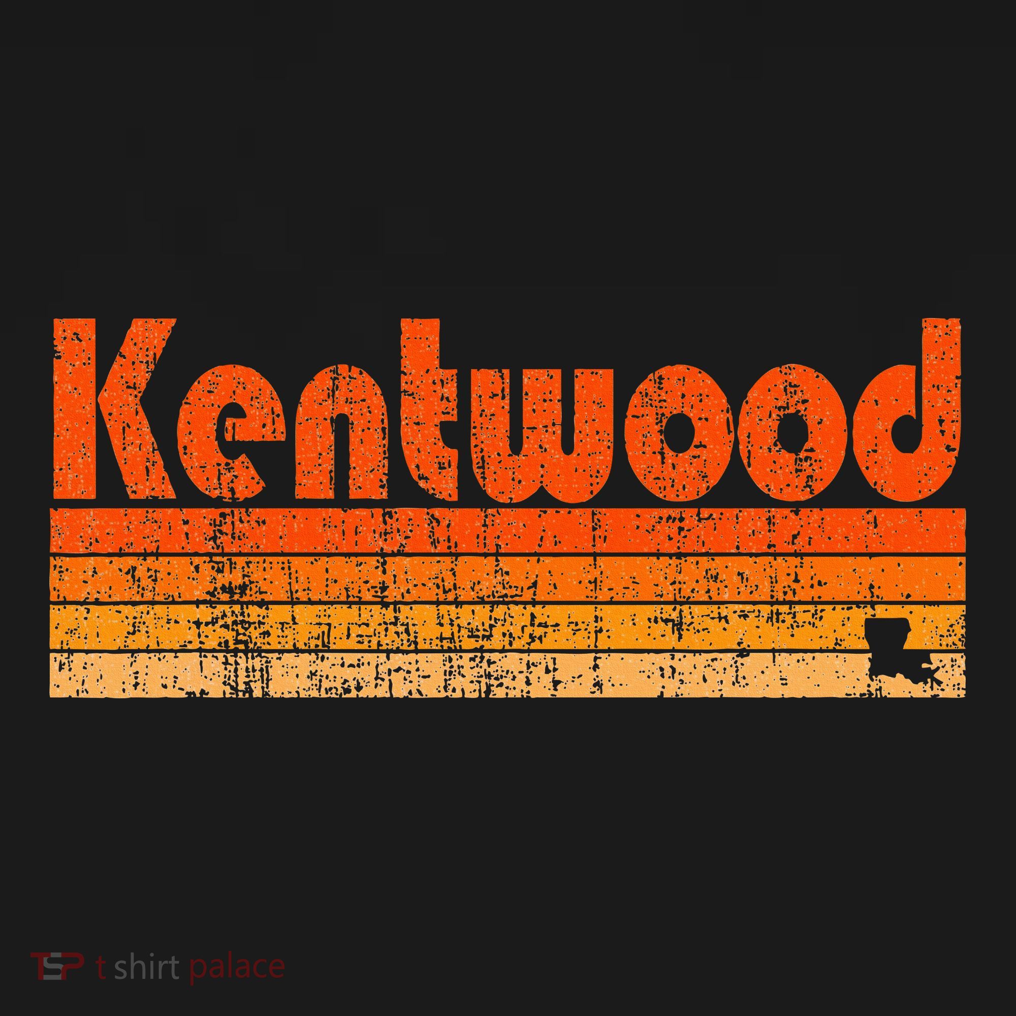 Kentwood Louisiana Retro 80s Style Women's Hoodie