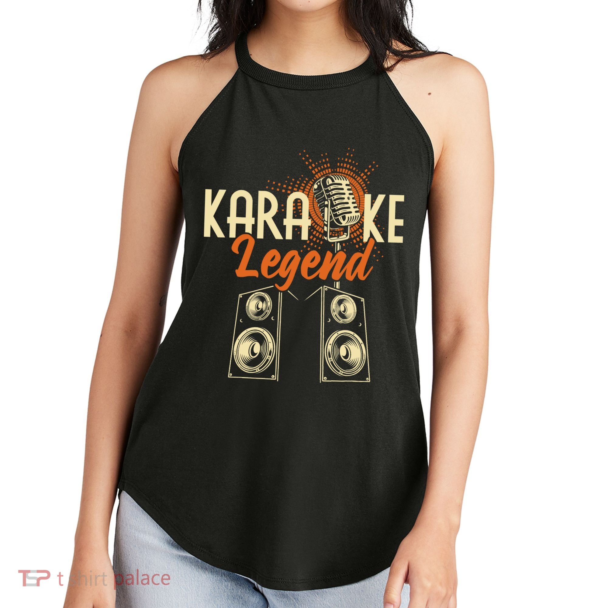 Karaoke Legend - Sing Music Bar Singer Singing Music Lover Women's Perfect Tri Rocker Tank