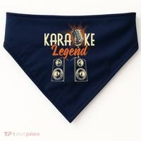 Karaoke Legend - Sing Music Bar Singer Singing Music Lover USA-Made Doggie Bandana thumb 0
