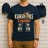 Karaoke Legend - Sing Music Bar Singer Singing Music Lover T-Shirt thumb 6