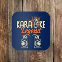 Karaoke Legend - Sing Music Bar Singer Singing Music Lover Coaster thumb 0
