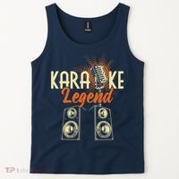 Karaoke Legend - Sing Music Bar Singer Singing Music Lover Tank Top thumb 2
