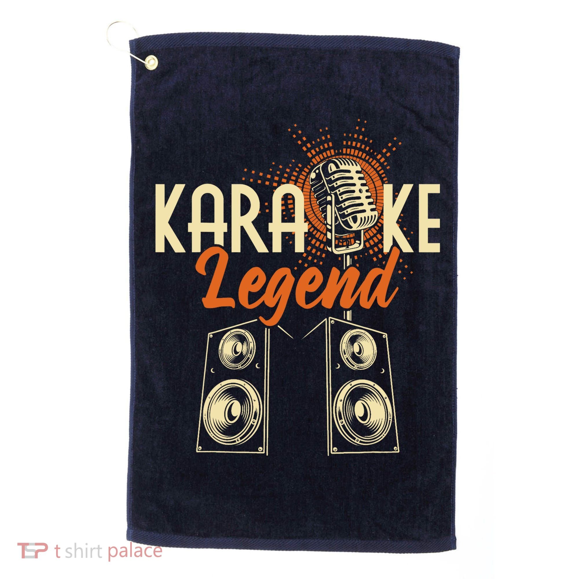 Karaoke Legend - Sing Music Bar Singer Singing Music Lover Golf Towel
