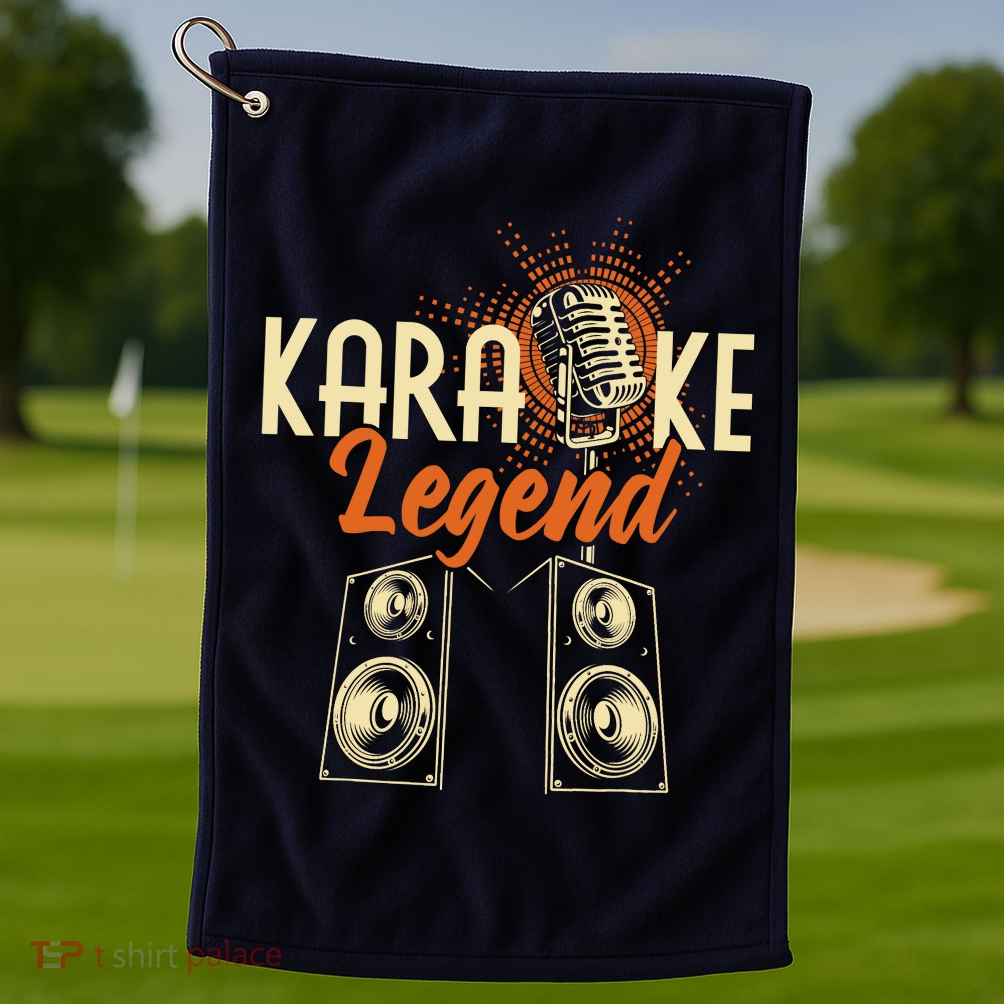 Karaoke Legend - Sing Music Bar Singer Singing Music Lover Golf Towel