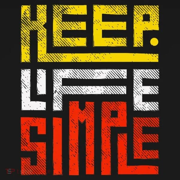 Keep Life Simple  Backpack