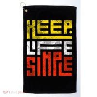 Keep Life Simple  Golf Towel thumb 0