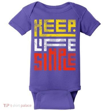 Keep Life Simple  Baby Bodysuit