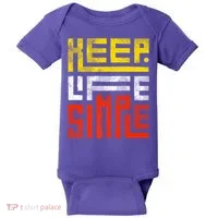 Keep Life Simple  Baby Bodysuit thumb 0