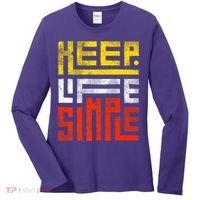 Keep Life Simple  Women's Long Sleeve Shirt thumb 0