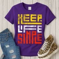 Keep Life Simple  Women's T-Shirt thumb 3