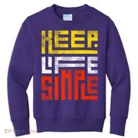 Keep Life Simple  Kids Sweatshirt thumb 0