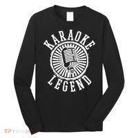Karaoke Legend Singing Microphone Party Singer Gift Long Sleeve Shirt thumb 0