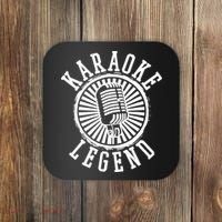 Karaoke Legend Singing Microphone Party Singer Gift Coaster thumb 0