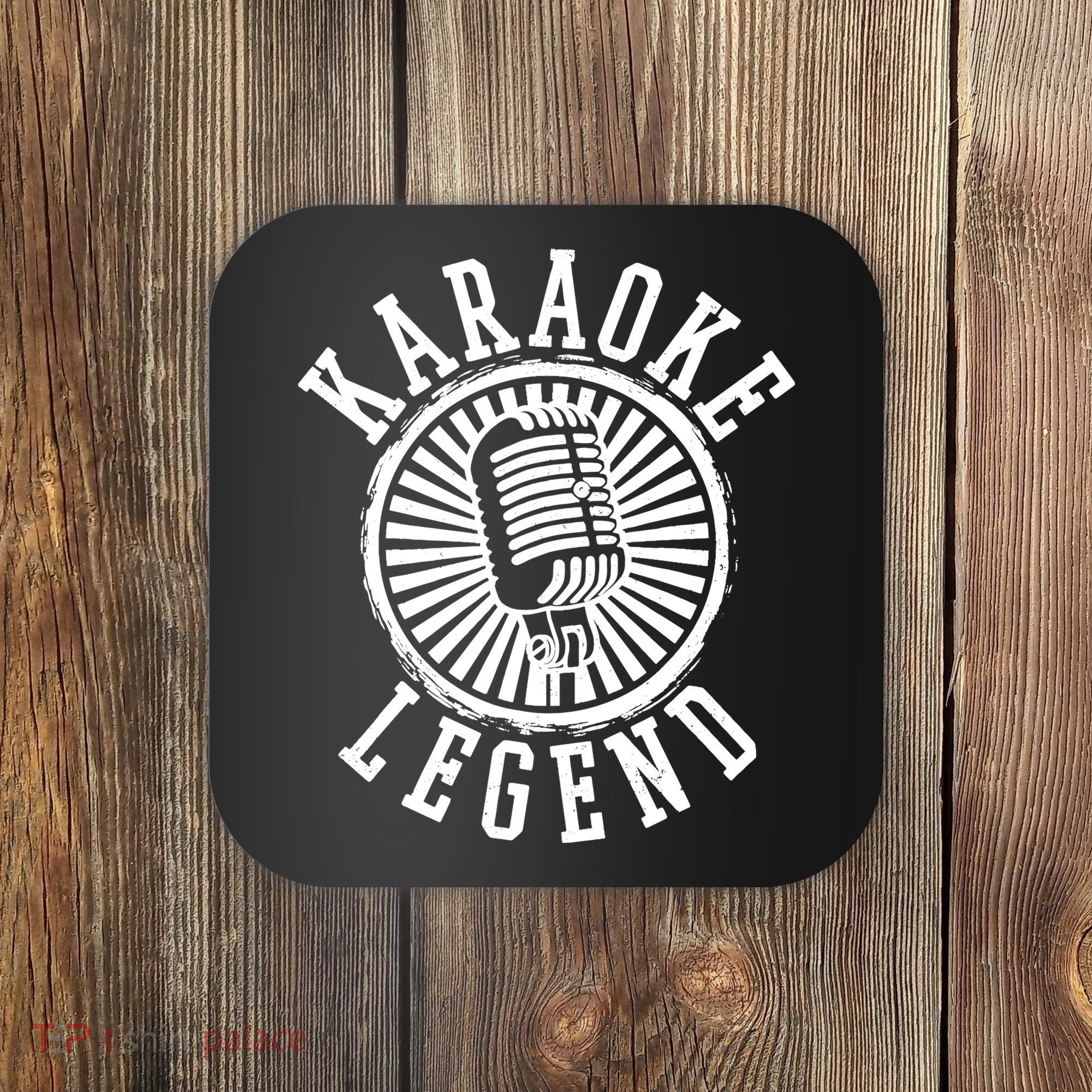 Karaoke Legend Singing Microphone Party Singer Gift Coaster
