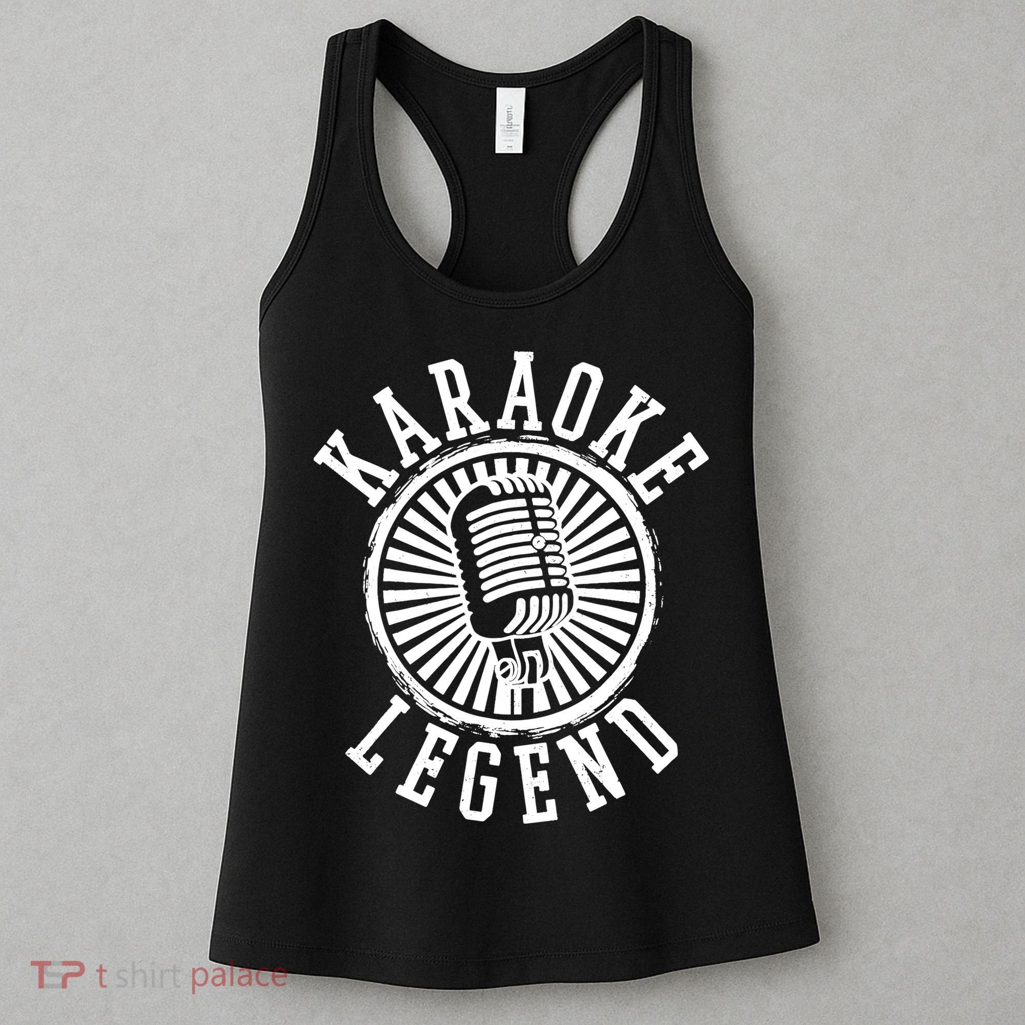 Karaoke Legend Singing Microphone Party Singer Gift Women's Tank Top