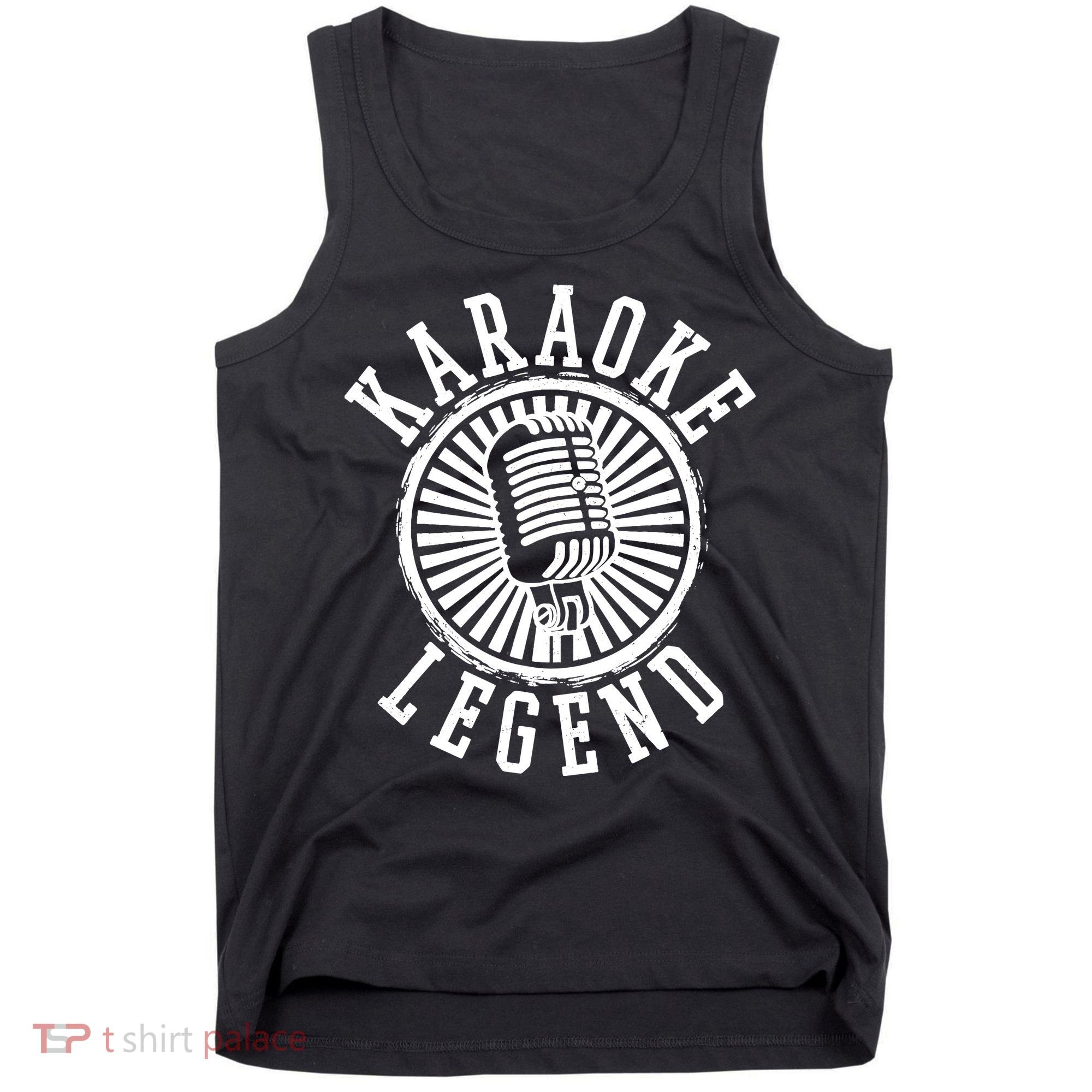 Karaoke Legend Singing Microphone Party Singer Gift Tank Top
