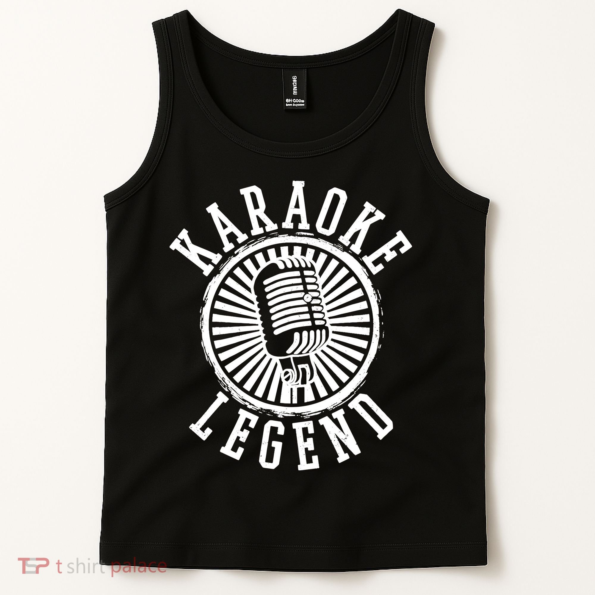 Karaoke Legend Singing Microphone Party Singer Gift Tank Top