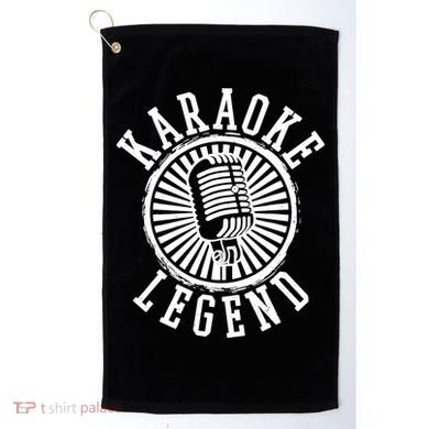 Karaoke Legend Singing Microphone Party Singer Gift Golf Towel