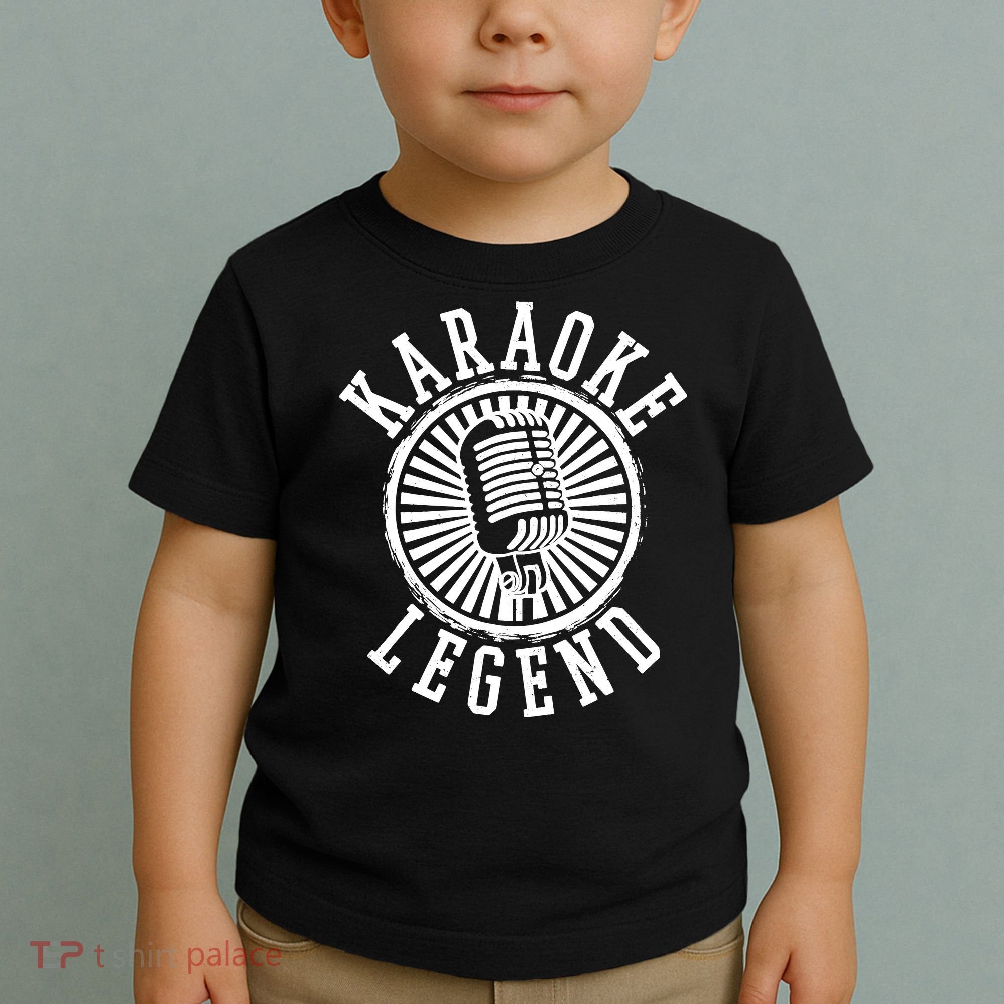 Karaoke Legend Singing Microphone Party Singer Gift Toddler T-Shirt