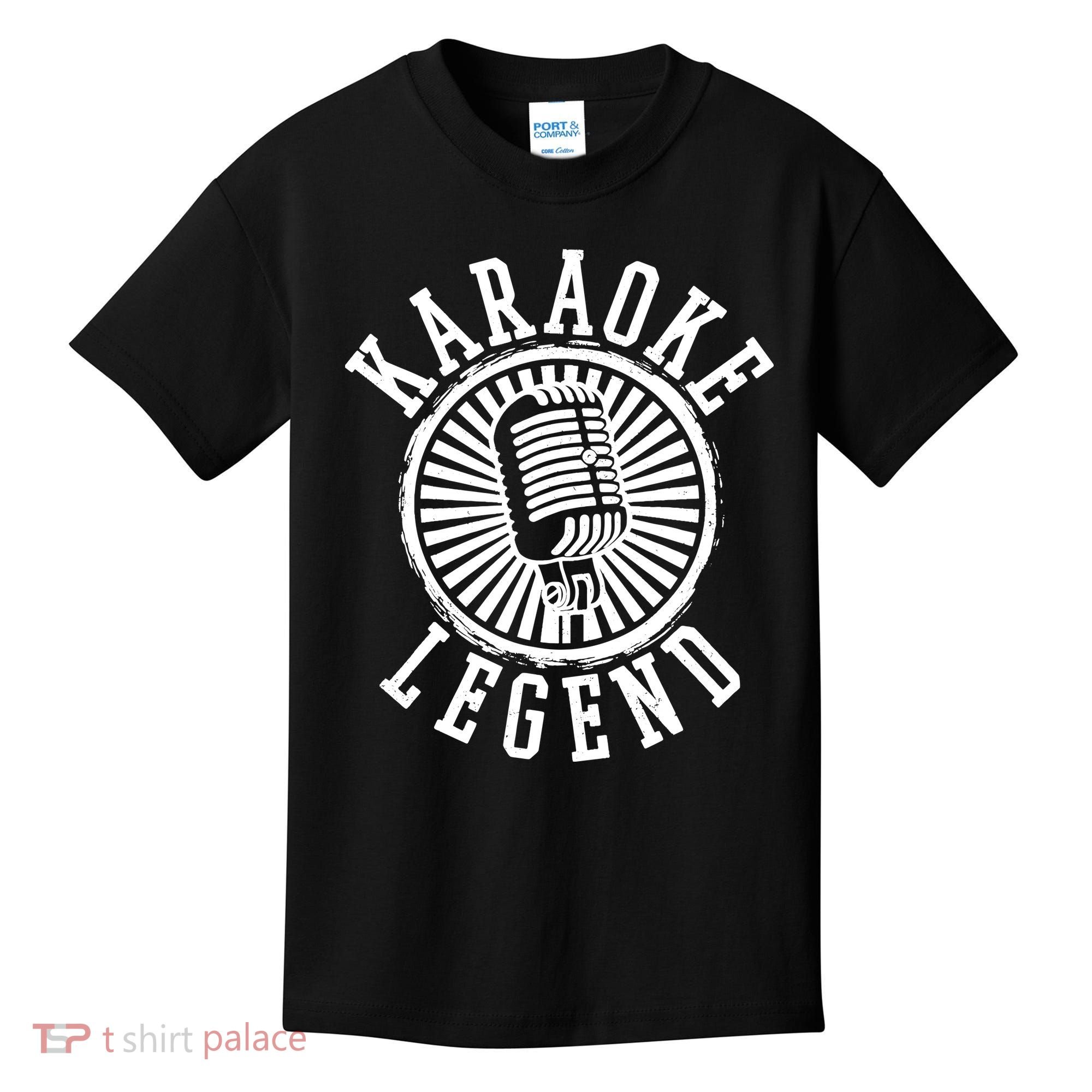 Karaoke Legend Singing Microphone Party Singer Gift Kids T-Shirt