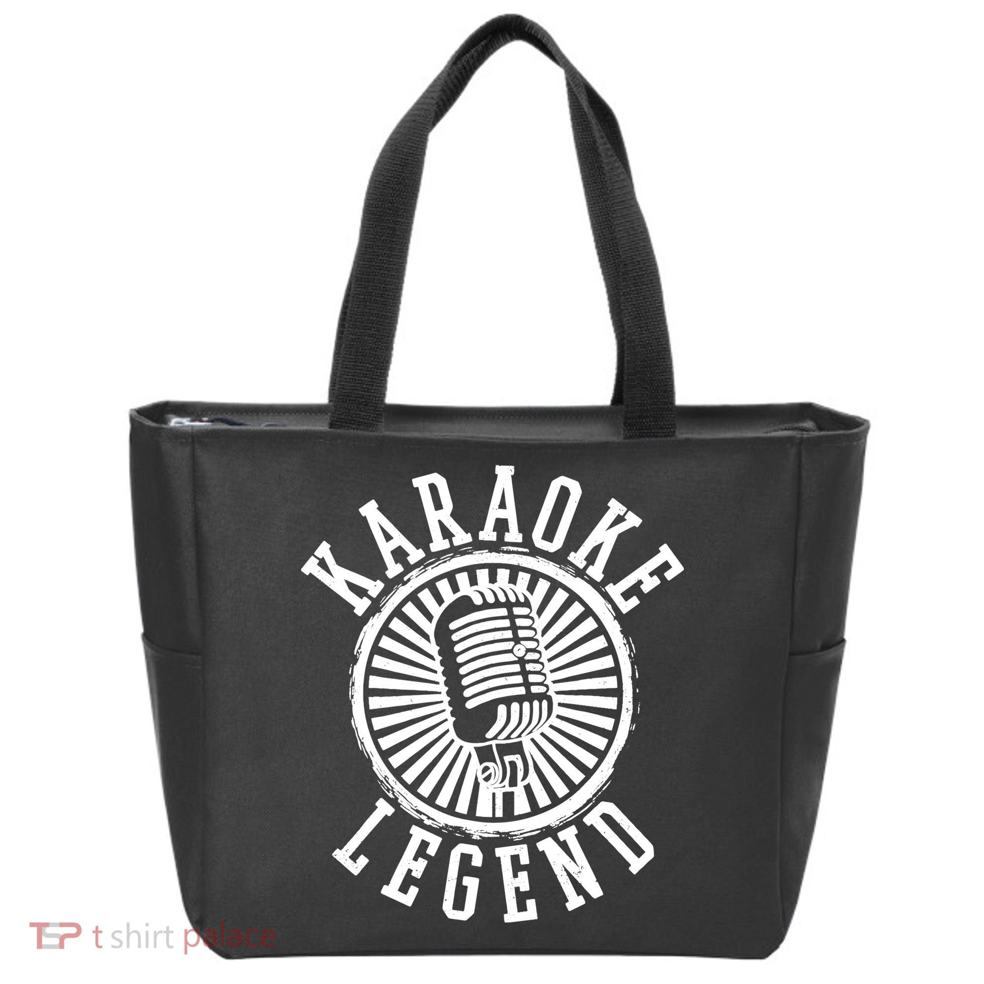 Karaoke Legend Singing Microphone Party Singer Gift Tote Bag