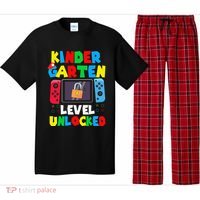 Kindergarten Level Unlocked Back To School First Day Gamer Gift Pajama Set thumb 0