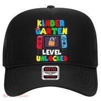 Kindergarten Level Unlocked Back To School First Day Gamer Gift Hat thumb 0