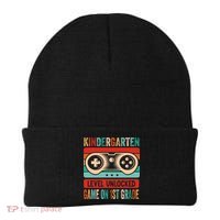 Kindergarten Level Unlocked Game On 1St Grade Video Gamer Meaningful Gift Beanie thumb 0