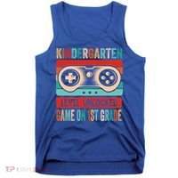 Kindergarten Level Unlocked Game On 1St Grade Video Gamer Meaningful Gift Tank Top thumb 0