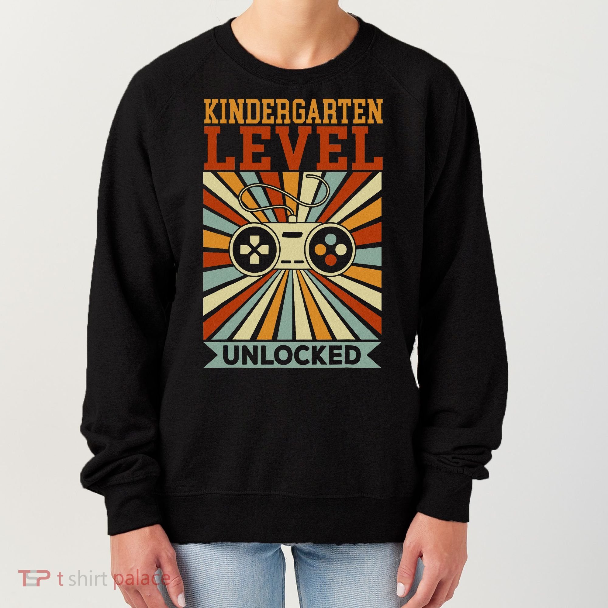Kindergarten Level Unlocked Back To School Kindergarten Women's Sweatshirt
