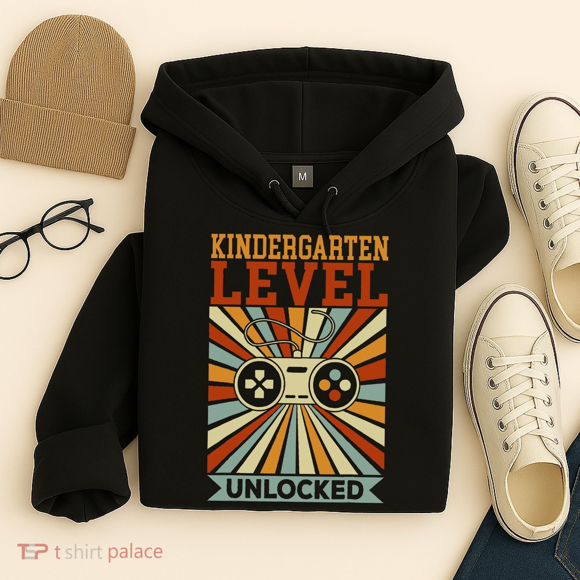 Kindergarten Level Unlocked Back To School Kindergarten Hoodie