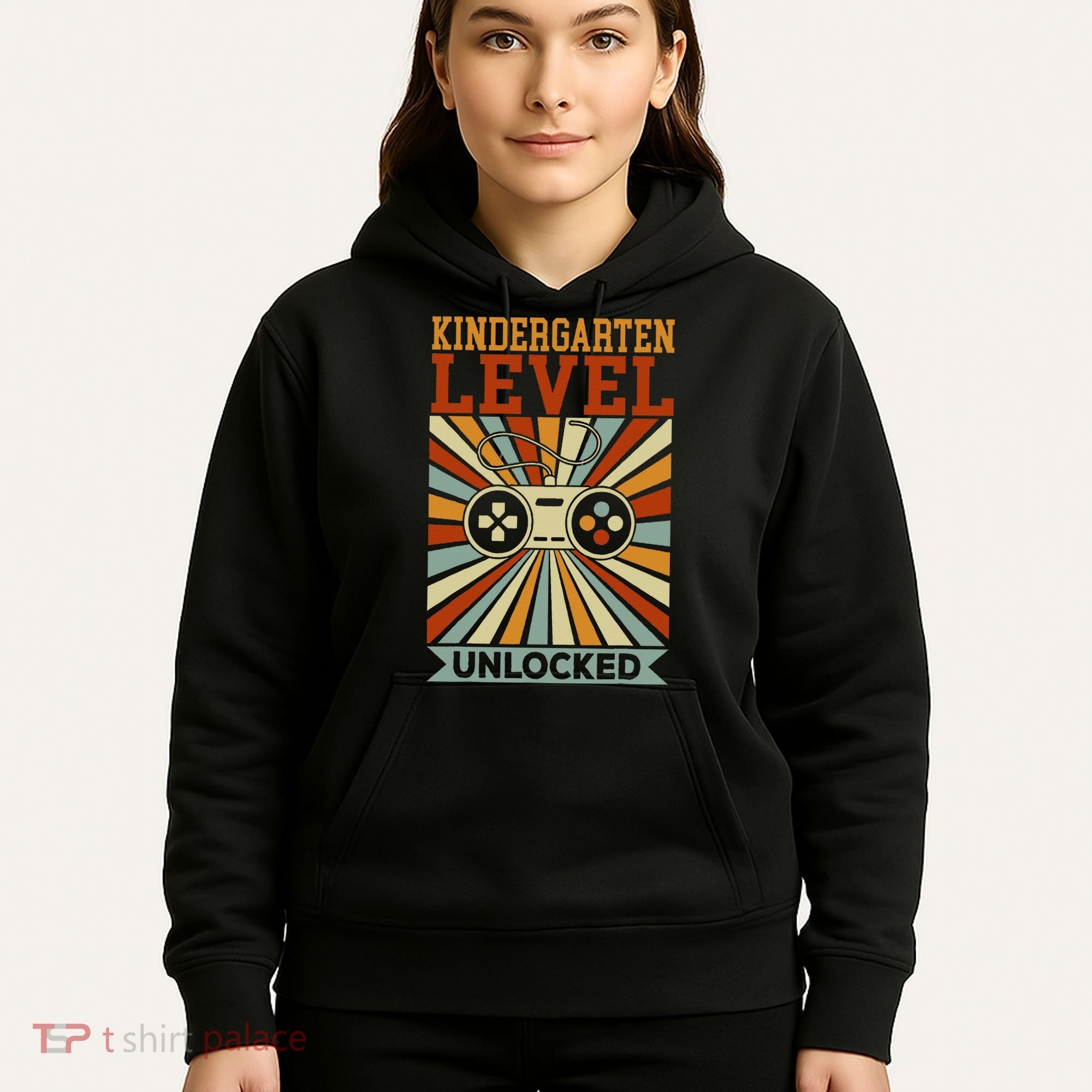 Kindergarten Level Unlocked Back To School Kindergarten Hoodie