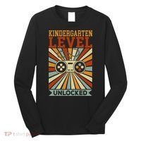 Kindergarten Level Unlocked Back To School Kindergarten Long Sleeve Shirt thumb 0