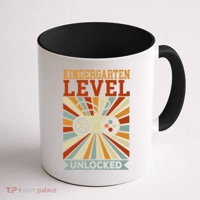 Kindergarten Level Unlocked Back To School Kindergarten Coffee Mug back
