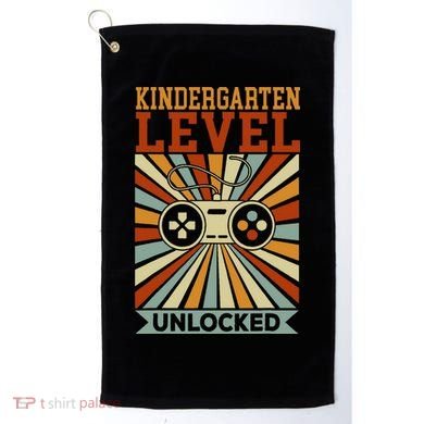 Kindergarten Level Unlocked Back To School Kindergarten Golf Towel