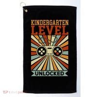 Kindergarten Level Unlocked Back To School Kindergarten Golf Towel thumb 0