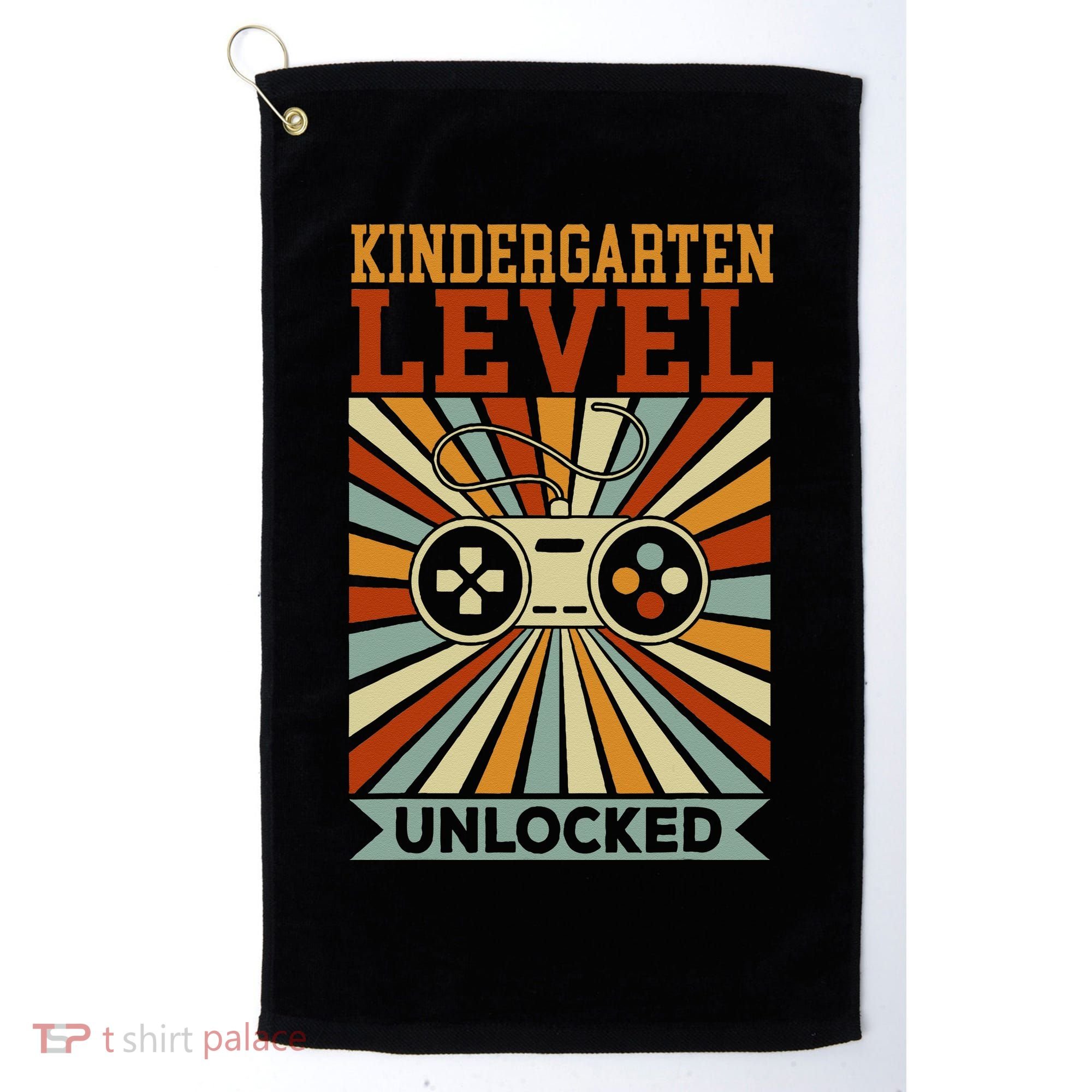 Kindergarten Level Unlocked Back To School Kindergarten Golf Towel