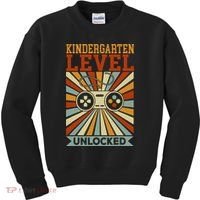 Kindergarten Level Unlocked Back To School Kindergarten Kids Sweatshirt thumb 0
