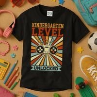 Kindergarten Level Unlocked Back To School Kindergarten Kids T-Shirt thumb 3