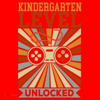 Kindergarten Level Unlocked Back To School Kindergarten Santa Hat thumb 1
