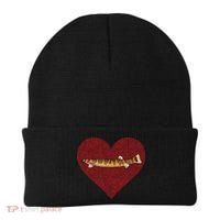 Kuhli Loach Valentines Day Fish Love Fingerprint Cool Gift Beanie thumb 0