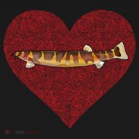 Kuhli Loach Valentines Day Fish Love Fingerprint Cool Gift Women's Hoodie thumb 2