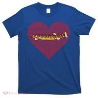 Kuhli Loach Valentines Day Fish Love Fingerprint Cool Gift T-Shirt thumb 0