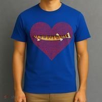 Kuhli Loach Valentines Day Fish Love Fingerprint Cool Gift T-Shirt thumb 3