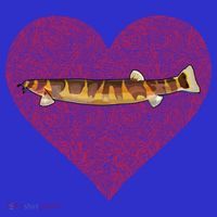 Kuhli Loach Valentines Day Fish Love Fingerprint Cool Gift Visor thumb 3