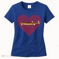 Kuhli Loach Valentines Day Fish Love Fingerprint Cool Gift Women's T-Shirt thumb 0