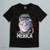 Kennedy Merica 4th Of July President Jfk American Flag T-Shirt thumb 5