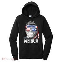 Kennedy Merica 4th Of July President Jfk American Flag Women's Hoodie thumb 0