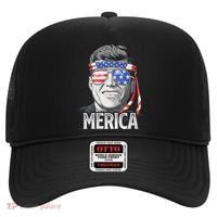 Kennedy Merica 4th Of July President Jfk American Flag Hat thumb 0